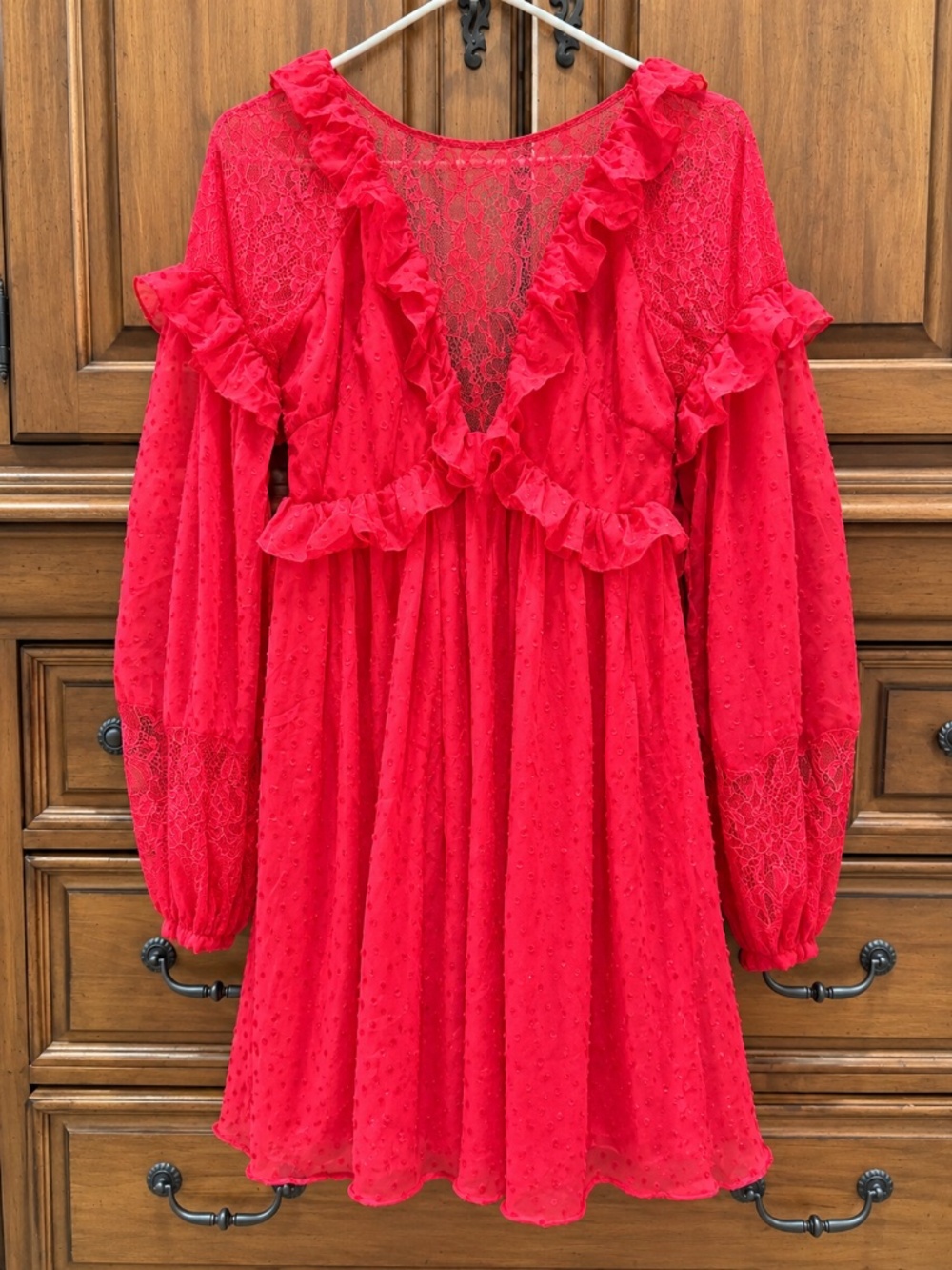 FREE PEOPLE RED DRESS